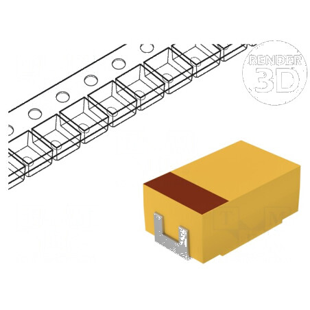 Condensator tantal-polimer 4,7uF 63VDC low ESR D 2917 TCJ | Electronic-mag.ro | Componente Electronice