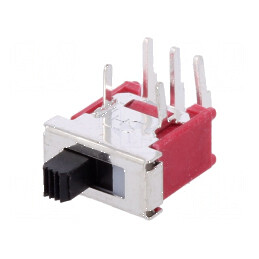 Comutator glisant 3 Poz SPDT 1,5A 250VAC ON-OFF-ON THT TS40 | Electronic-mag.ro | Componente Electronice