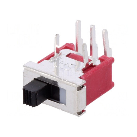 Comutator glisant 3 Poz SPDT 1,5A 250VAC ON-OFF-ON THT TS40 | Electronic-mag.ro | Componente Electronice