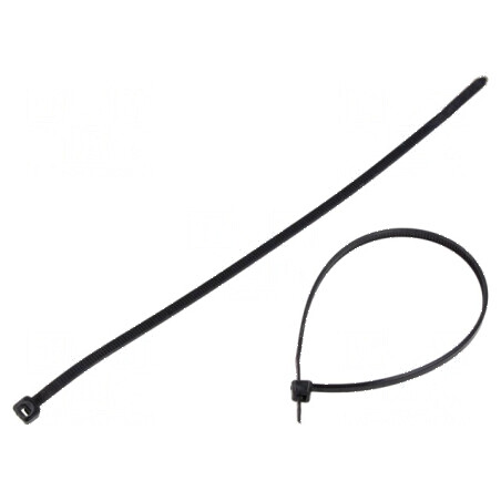 Colier de strângere poliamidă neagră 200mm x 3,5mm 100 bucati | Electronic-mag.ro | Componente Electronice