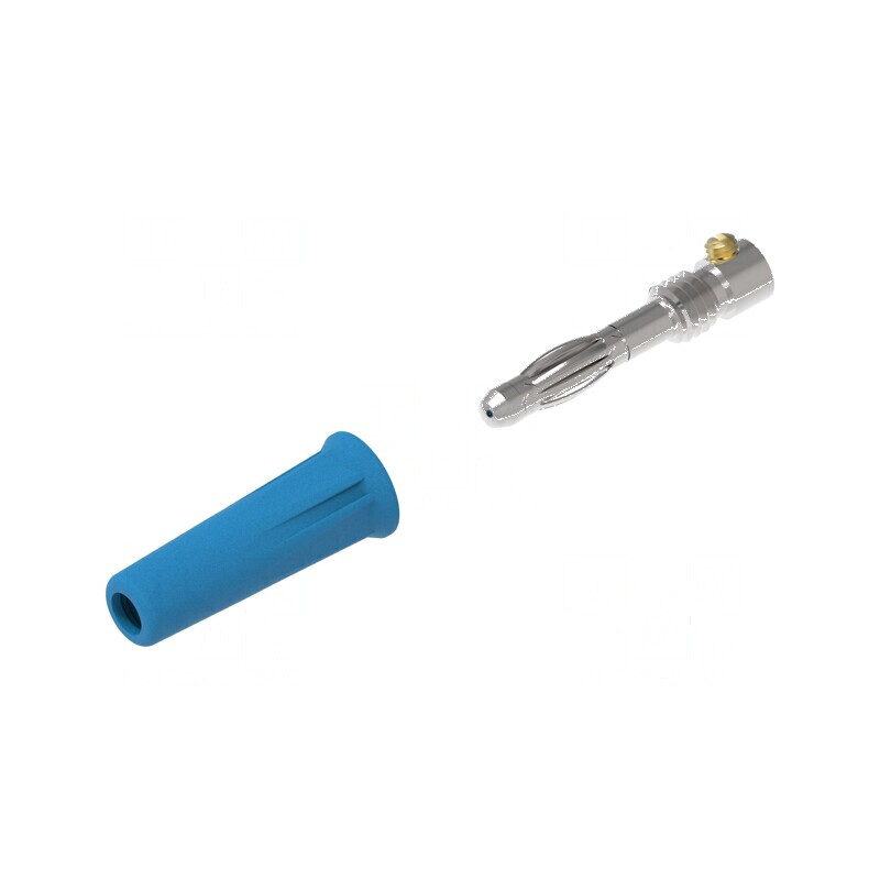 Conector banană 4mm 36A 30VAC 60VDC albastru neizolat | Electronic-mag.ro | Componente Electronice Conector banană 4mm 36A 30VAC 60VDC albastru neizolat | Electronic-mag.ro | Componente Electronice