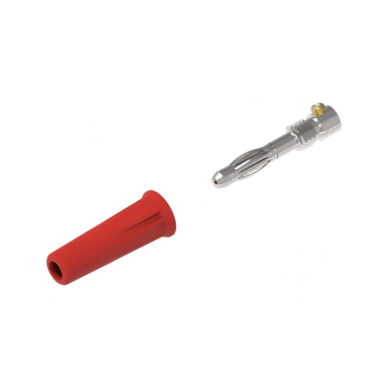 Conector banană 4mm roşie neizolat 36A 30VAC 60VDC | Electronic-mag.ro | Componente Electronice Conector banană 4mm roşie neizolat 36A 30VAC 60VDC | Electronic-mag.ro | Componente Electronice