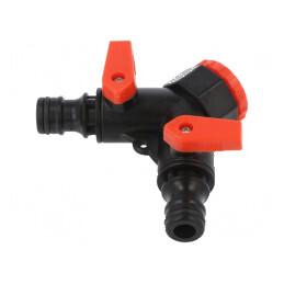 Conector Y ABS cu supapă 1/2" | Electronic-mag.ro | Componente Electronice