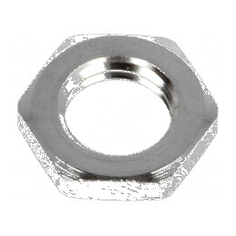Piuliță M8 din alamă nichel 13mm, temperatură 20÷100°C, filet metric pas 1 | Electronic-mag.ro | Componente Electronice