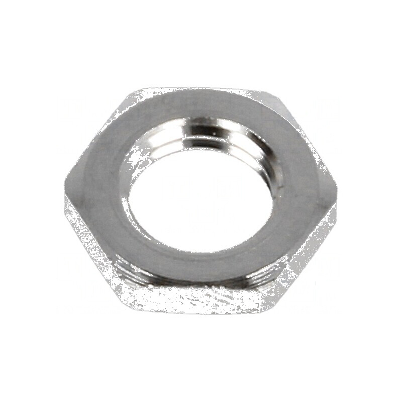 Piuliță M8 din alamă nichel 13mm, temperatură 20÷100°C, filet metric pas 1 | Electronic-mag.ro | Componente Electronice