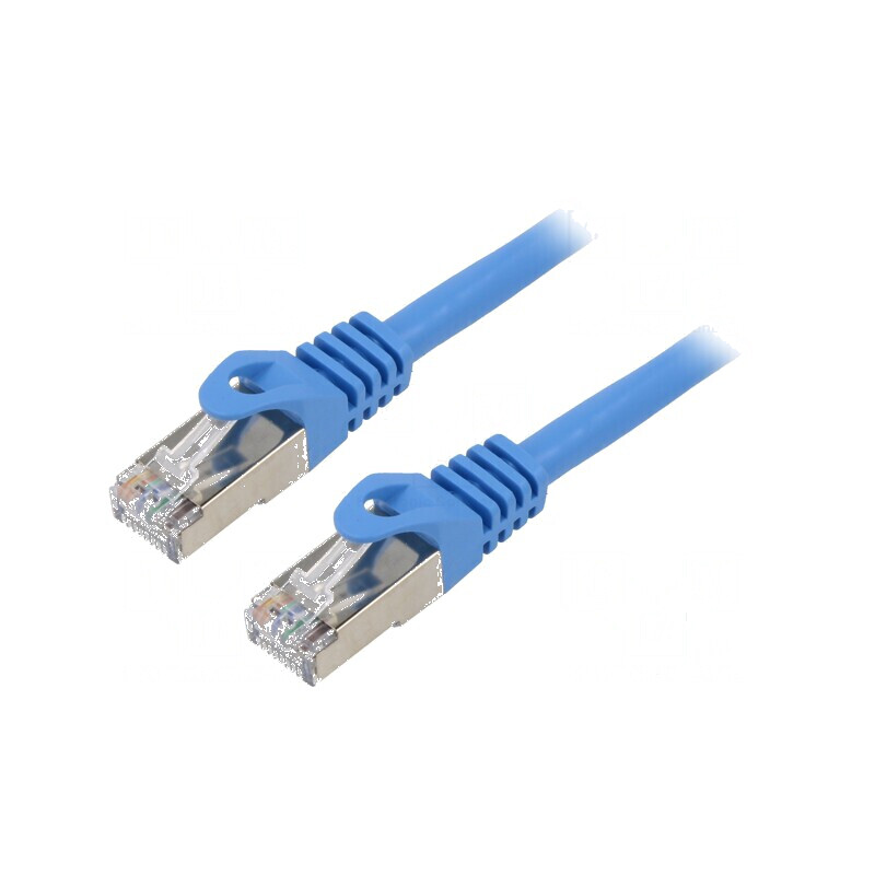 Patch cord F/UTP 6 litat CCA PVC albastru 3m 26AWG | Electronic-mag.ro | Componente Electronice Patch cord F/UTP 6 litat CCA PVC albastru 3m 26AWG | Electronic-mag.ro | Componente Electronice