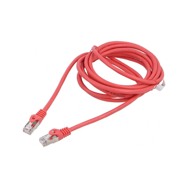 Cablu patch F/UTP 6 litat CCA PVC roșu 3m 26AWG | Electronic-mag.ro | Componente Electronice Cablu patch F/UTP 6 litat CCA PVC roșu 3m 26AWG | Electronic-mag.ro | Componente Electronice