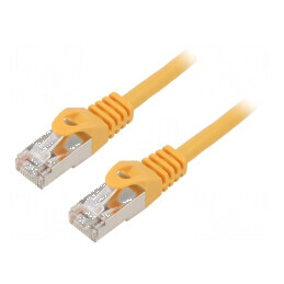 Cabluri Patch F/UTP 3m 26AWG CCA PVC Galben | Electronic-mag.ro | Componente Electronice