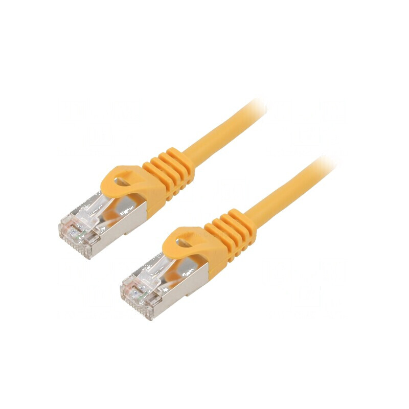 Cabluri Patch F/UTP 3m 26AWG CCA PVC Galben | Electronic-mag.ro | Componente Electronice