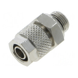 Fiting cu șurub filetat max. 15bar din alamă nichelată 6mm | Electronic-mag.ro | Componente Electronice