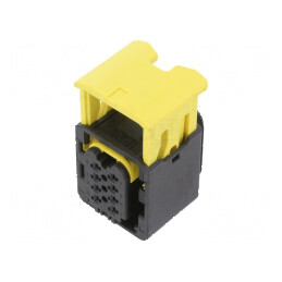 Conector automotive mufă mamă pe cablu PIN 8 neagră IP67 | Electronic-mag.ro | Componente Electronice
