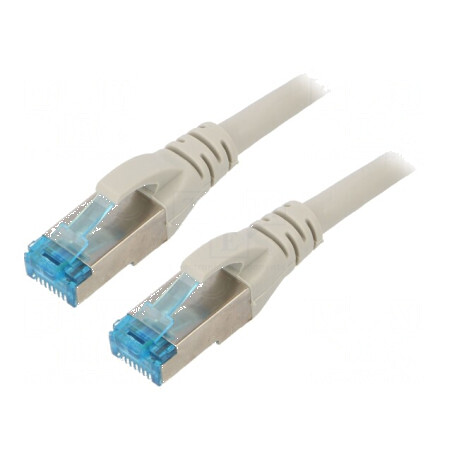 Cablaj Patch Cord SF/UTP 5e 0,5m CCA PVC Gri 26AWG | Electronic-mag.ro | Componente Electronice