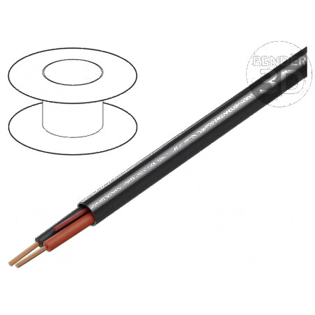 Cablu electric 2x18AWG neecranat 300V 152m Cu litat crom CPR Eca | Electronic-mag.ro | Componente Electronice