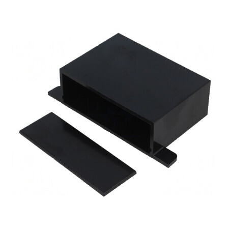 Carcasă ABS cu panou cu lame de fixare 70mm x 50mm x 25mm | Electronic-mag.ro | Componente Electronice