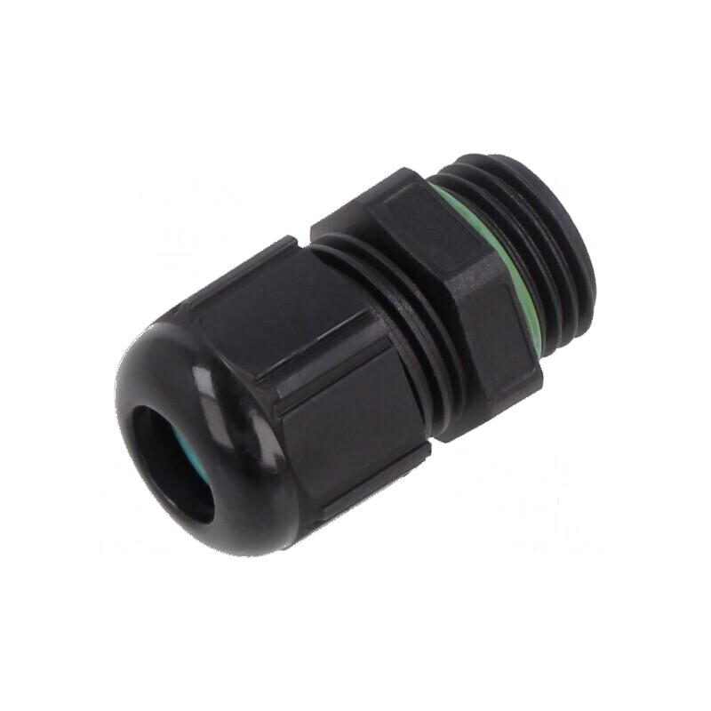 Garnitură etanșare M16 1,5 IP68 poliamidă neagră | Electronic-mag.ro | Componente Electronice
