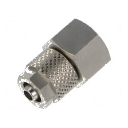 Conector filet din alamă nichelată 4mm, rezistent la 15bar | Electronic-mag.ro | Componente Electronice