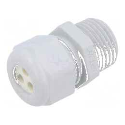 Garnitură etanșare NPT1/2 IP65 gri cu orificii multiple | Electronic-mag.ro | Componente Electronice