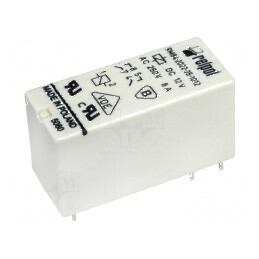 Releu electromagnetic DPST-NO 12VDC 8A 250VAC | Electronic-mag.ro | Componente Electronice