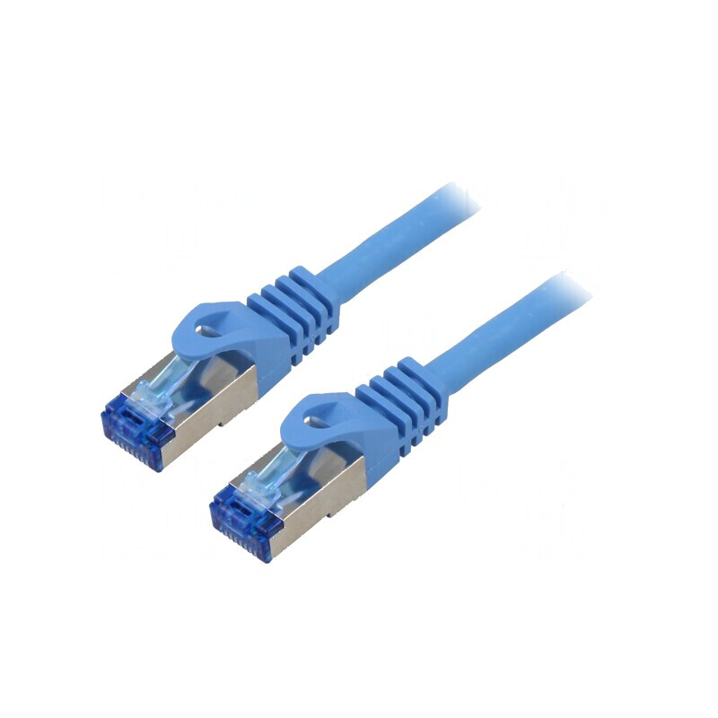Cablul patch S/FTP 6a litat CCA LSZH albastru 2m 26AWG | Electronic-mag.ro | Componente Electronice