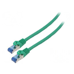 Cablul Patch S/FTP 6a CCA LSZH Verde 2m 26AWG | Electronic-mag.ro | Componente Electronice