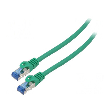 Cablul Patch S/FTP 6a CCA LSZH Verde 2m 26AWG | Electronic-mag.ro | Componente Electronice