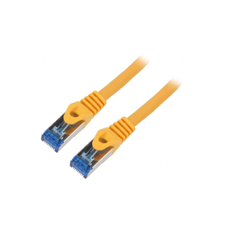 Patch cord S/FTP 6a CCA LSZH portocalie 2m 26AWG | Electronic-mag.ro | Componente Electronice