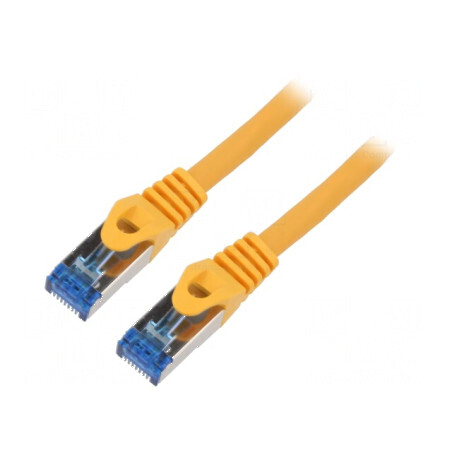 Patch cord S/FTP 6a CCA LSZH portocalie 2m 26AWG | Electronic-mag.ro | Componente Electronice