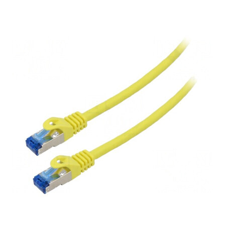 Cabluri Patch S/FTP 6a CCA LSZH galben 2m 26AWG | Electronic-mag.ro | Componente Electronice