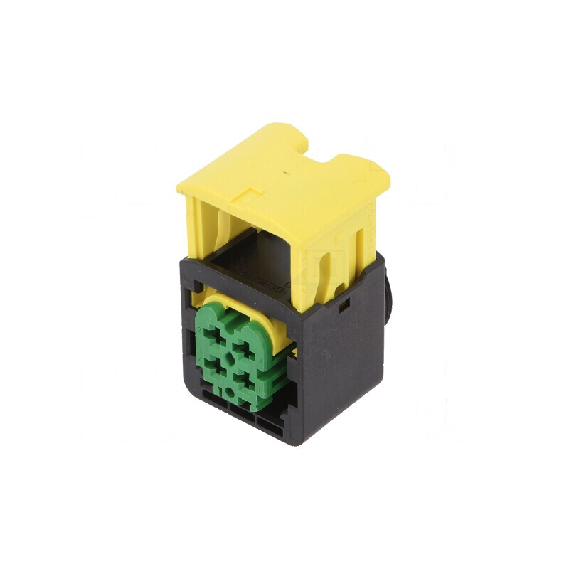 Conector automotive mufă mamă pe cablu PIN 4 verde -40÷140°C | Electronic-mag.ro | Componente Electronice Conector automotive mufă mamă pe cablu PIN 4 verde -40÷140°C | Electronic-mag.ro | Componente Electronice