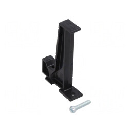 Suport cabluri măsurare negru modul individual | Electronic-mag.ro | Componente Electronice