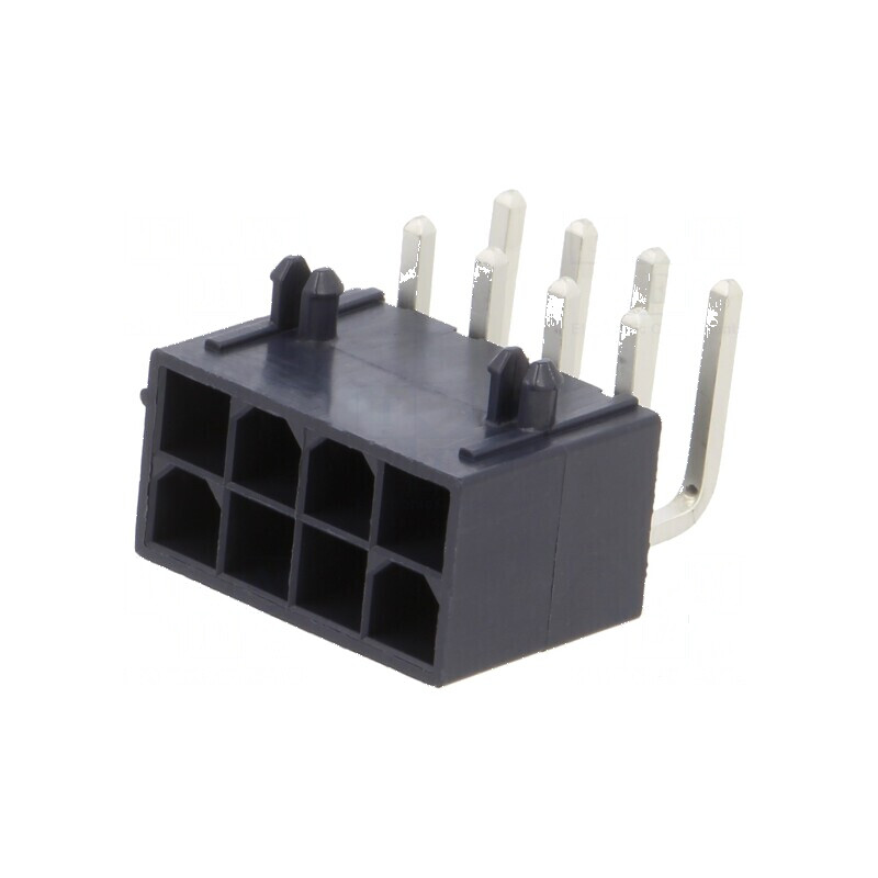 Conector cablu-placă soclu tată Mini-Fit Jr 4,2mm PIN 8 THT | Electronic-mag.ro | Componente Electronice Conector cablu-placă soclu tată Mini-Fit Jr 4,2mm PIN 8 THT | Electronic-mag.ro | Componente Electronice