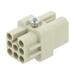 Conector HDC inserturi contact mamă CD PIN 8 10A 50V | Electronic-mag.ro | Componente Electronice