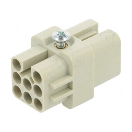 Conector HDC inserturi contact mamă CD PIN 8 10A 50V | Electronic-mag.ro | Componente Electronice