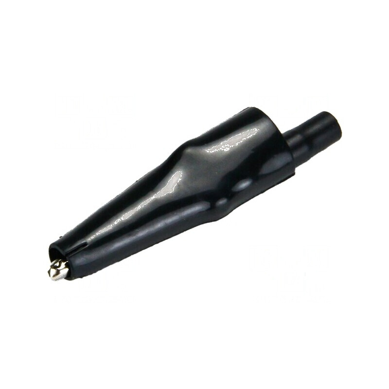 Bornă crocodil 10A neagră pentru prindere max. 7,9mm | Electronic-mag.ro | Componente Electronice Bornă crocodil 10A neagră pentru prindere max. 7,9mm | Electronic-mag.ro | Componente Electronice