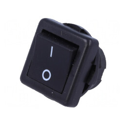 Rocker SPST ON-OFF 6A/250VAC negru fără R13-136-AC | Electronic-mag.ro | Componente Electronice
