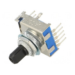 Comutator rotativ 4 poziții 0,3A/16VDC 1 secțiune 30° | Electronic-mag.ro | Componente Electronice
