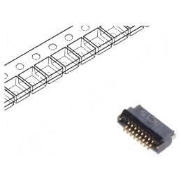 Conector FFC/FPC orizontal 6 pini inferioare ZIF | Electronic-mag.ro | Componente Electronice