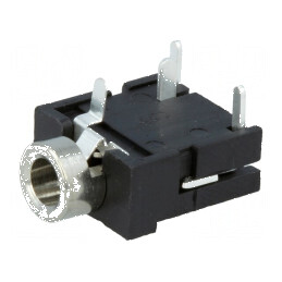 Conector Jack 3,5mm Soclu Mamă Stereo 90° 3 Piste | Electronic-mag.ro | Componente Electronice