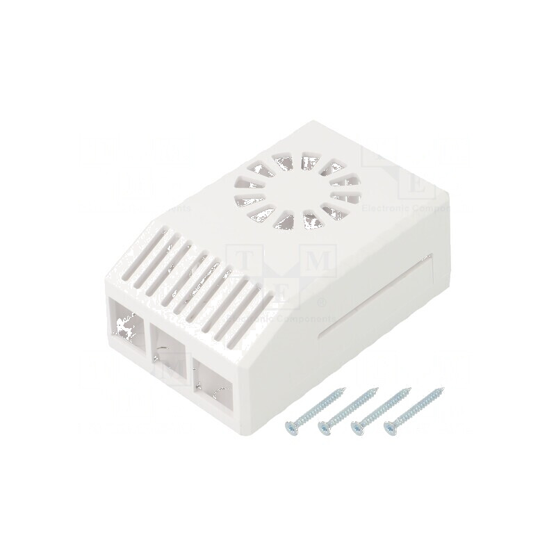 Carcasă albă ABS pentru Raspberry Pi 4 B - 62mm | Electronic-mag.ro | Componente Electronice Carcasă albă ABS pentru Raspberry Pi 4 B - 62mm | Electronic-mag.ro | Componente Electronice
