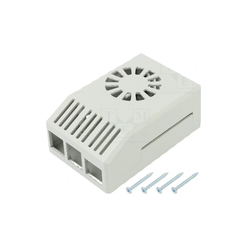 Carcasă pentru Raspberry Pi 4 B ABS gri deschis | Electronic-mag.ro | Componente Electronice Carcasă pentru Raspberry Pi 4 B ABS gri deschis | Electronic-mag.ro | Componente Electronice