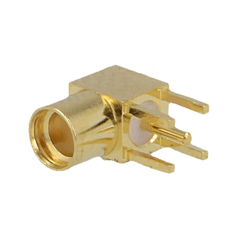 Conector MMCX soclu mamă 90° THT aurit | Electronic-mag.ro | Componente Electronice Conector MMCX soclu mamă 90° THT aurit | Electronic-mag.ro | Componente Electronice