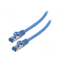 Cablul Patch S/FTP 6a CCA LSZH Albastru 1,5m 26AWG | Electronic-mag.ro | Componente Electronice