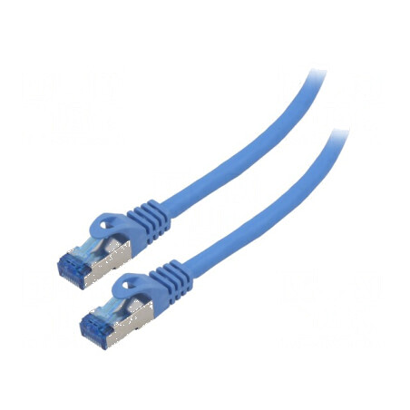 Cablul Patch S/FTP 6a CCA LSZH Albastru 1,5m 26AWG | Electronic-mag.ro | Componente Electronice