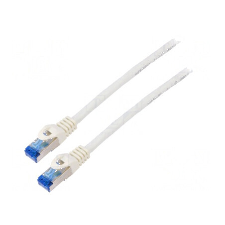 Cabluri Patch S/FTP 6a CCA LSZH Alb 1,5m 26AWG | Electronic-mag.ro | Componente Electronice