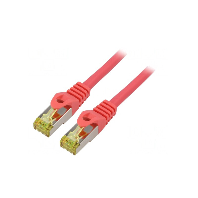 Cablu Patch S/FTP 6a 1m 27AWG LSZH Roșu 8 Fire | Electronic-mag.ro | Componente Electronice Cablu Patch S/FTP 6a 1m 27AWG LSZH Roșu 8 Fire | Electronic-mag.ro | Componente Electronice