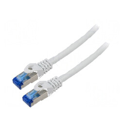 Cablul Patch S/FTP 6a CCA LSZH gri 2m 26AWG | Electronic-mag.ro | Componente Electronice