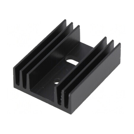 Radiator extrudat TO220 negru 37,5mm x 29mm x 11,5mm | Electronic-mag.ro | Componente Electronice