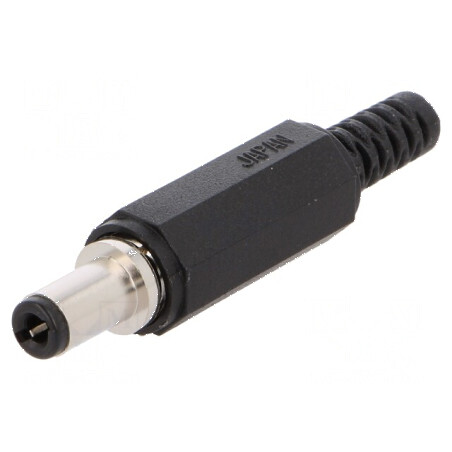 Conector alimentare DC mufe mamă 5,5/2,1mm cu manşon 9,5mm | Electronic-mag.ro | Componente Electronice