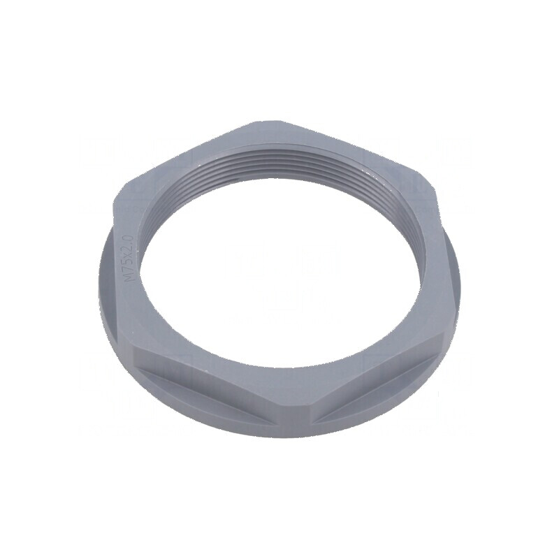 Piuliță M75 poliamidă 85mm gri metrică pas 2 Entrelec | Electronic-mag.ro | Componente Electronice