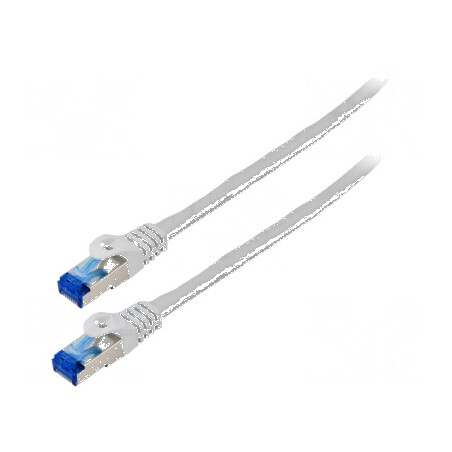 Cablul de rețea S/FTP 6a litat CCA LSZH gri 1,5m 26AWG | Electronic-mag.ro | Componente Electronice